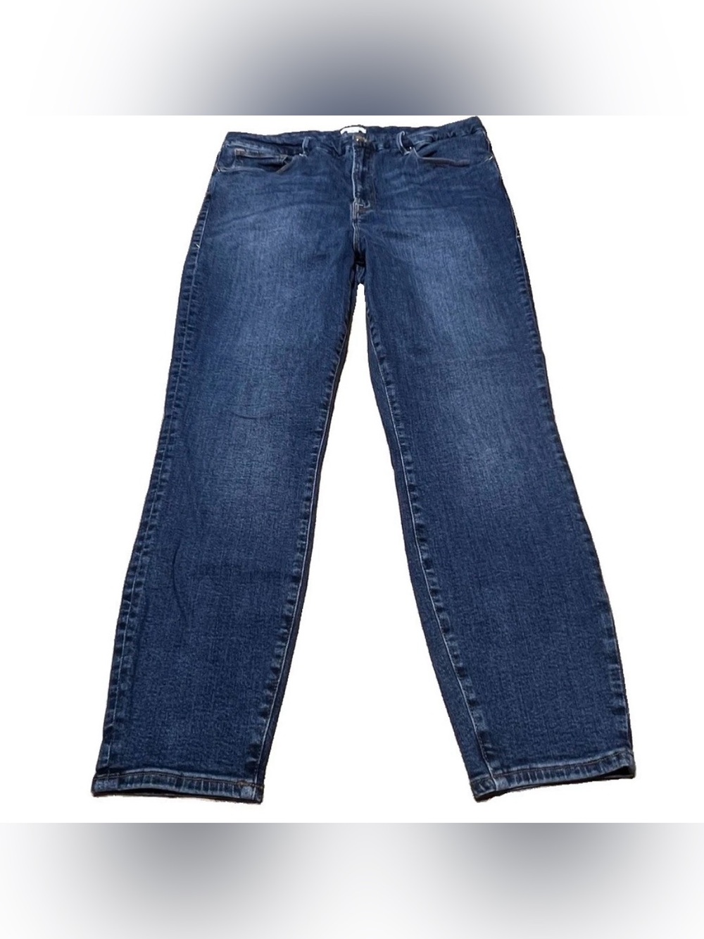 Good American Good Legs High Rise Stretch Skinny Blue Jeans GL873T Plus Size 20